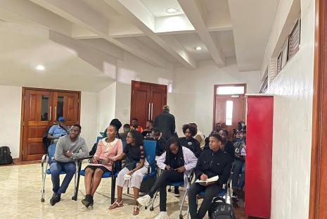 Auditions at UNC Radio and TV studios 